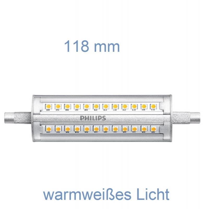 Philips CorePro LEDLinear 118mm LED R7s Stablampe 14W 3000K wie 100W dimmbar